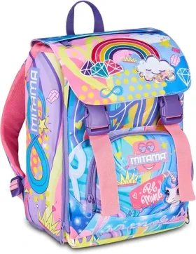 Mitama 4Zip Rainbow Dream / Školní aktovka / 21–28 l / pro 1. stupeň ZŠ (64720)
