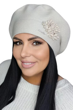 Dámský baret Feba - Kamea tmavě šedá 54/60