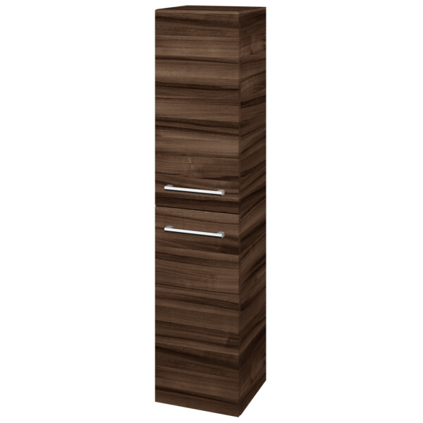 Dřevojas - Vysoká skříň s košem na prádlo DOS SVD2K 35 - D06 Ořech / Úchytka T03 / D06 Ořech / Pravé 210564CP