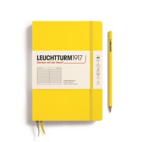 Leuchtturm1917 Zápisník Lemon Medium A5 linkovaný