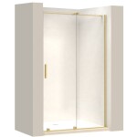 REA/S - Sprchové Dveře Montana 130 Gold brush KPL-K6400