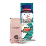 The Cabinet of CURIOSITEAS Vánoční ovocný čaj Frostea 70 g + sítko, modrá barva, papír