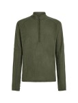 ICEBREAKER Mens Merino 400 RealFleece Grid LS Half Zip, Dark Loden (vzorek) velikost: M