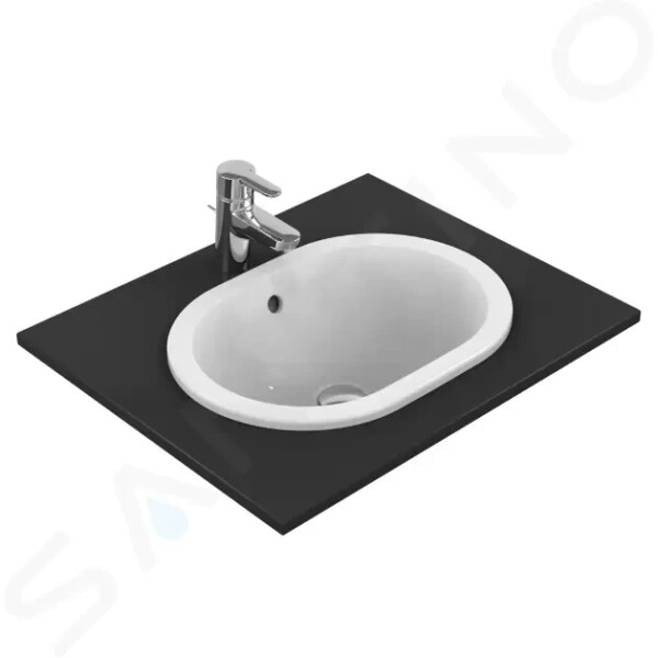 IDEAL STANDARD - Connect Umyvadlo zápustné 620x410 mm, s přepadem, Ideal Plus, bílá E5049MA