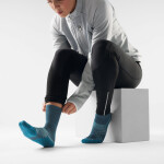 Dámské merino běžecké ponožky SMARTWOOL Women's Run Cold Weather Targeted Cushio, Twilight Blue velikost: 38-41 (M)