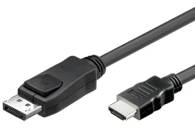 Good Connections DP-HDMI kabel černá / Propojovací kabel / DisplayPort 1.2 - HDMI 1.4b / 2 m (DP-HDMI)