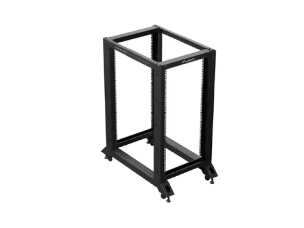 Lanberg Open Rack 22U černá / Otevřený rack / 600 × 1000 mm / nosnost 600 kg (OR01-6022-B)