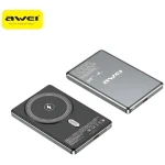 Awei PA-30 šedá / Powerbanka / MagSafe / 5000 mAh / 15 W bezdrátově (PA-30)