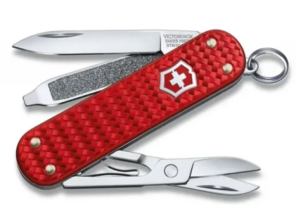 VICTORINOX Kapesní nůž Classic Precious Alox Iconic Red (0.6221.401G)