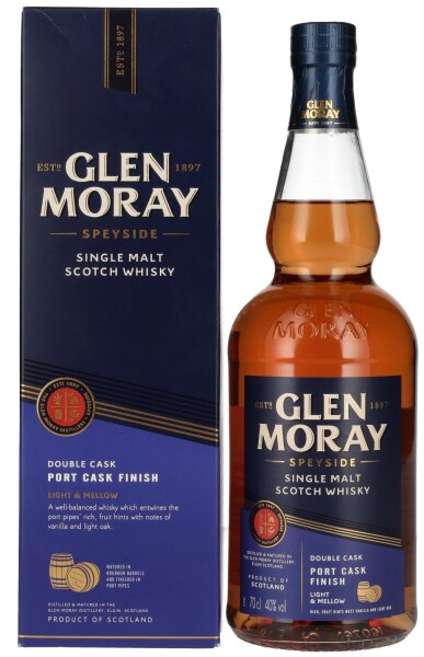 Glen Moray Elgin Classic Port Cask Finish Small Batch Release Whisky 40% 0,7 l (tuba)