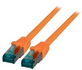 EFB patch kabel Cat6A S/FTP oranžová / Patch kabel / 7,5 m / RJ-45 / LSZH (MK6001.7,5O)
