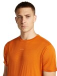 ICEBREAKER Mens Merino 150 Tech Lite SS Tee 3D Mapping, Spice velikost: M