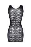 Dámské erotické šaty Paola - BEAUTY NIGHT FASHION černá S/L