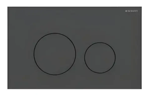 Geberit Sigma40 matná černá / Ovládání splachování / 2-činné splachování / nerezová ocel (115.628.14.1)