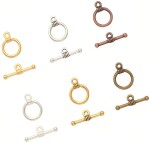 Americké zapínání - různé varianty - 10,8 x 14,5 x 1,8 mm - 1 ks Barva: Měděná