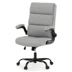 Kancelářské křeslo, houpací mechanismus, šedá látka, KA-K3104 GREY