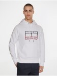 Bílá pánská mikina kapucí Tommy Hilfiger Pánské