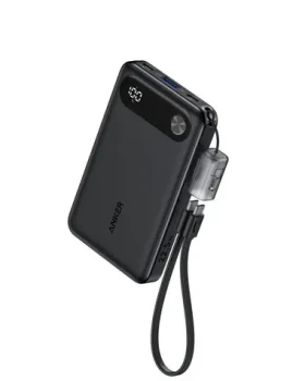 Anker 10000mAh Powerbanka černá / 22.5W / 2x USB-C / 1x USB-A / 1x Lightning (A1257G11)