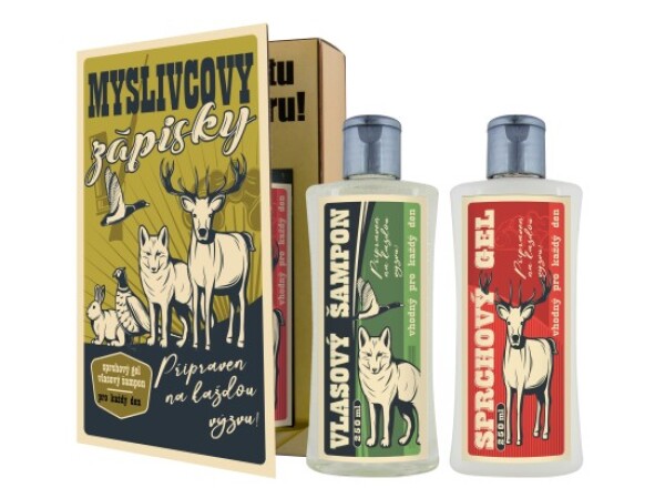 Bohemia Gifts & Cosmetics Kosmetická sada pro Myslivce 2 x 250 ml
