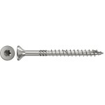 Fischer 657026 šrouby do dřevotřísky 3.5 mm 40 mm vnitřní korunka šestihranná, vnitřní hvězdice, TX , Torx, T profil Ušlechtilá ocel V2A odolný proti korozi