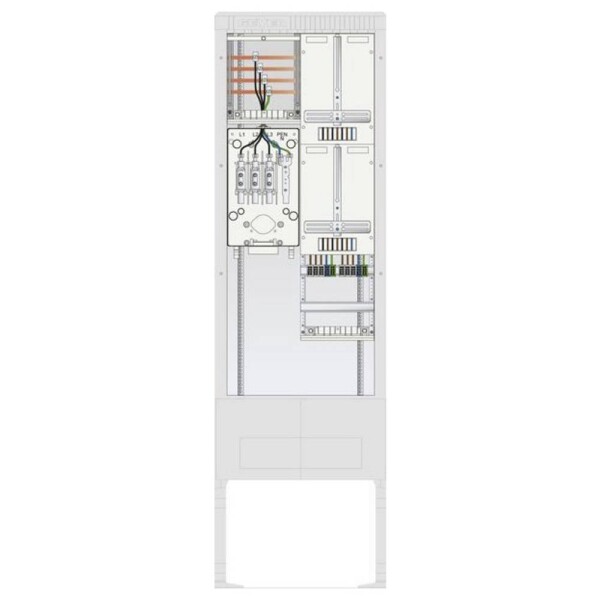 ABN SZ205ZZ2402 Venkovní rozvodnice s elektroměrem Obsah 1 ks