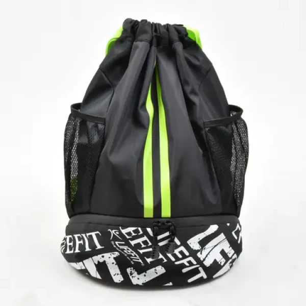 Lifefit Sportovní batoh černo-zelený / Batoh / 28 l / Boční kapsy