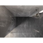 MEXEN/S - Lunar-B L sprchový kout dveře křídlové levá 95 x 70, transparent, nikl szczotkowan 832L-095-070-97-00-L