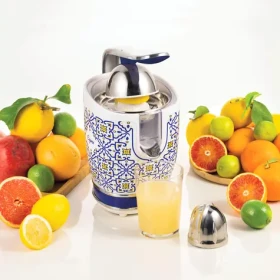 Ariete Juicer Capri bílá / Odšťavňovač citrusů / 85 W / 0,6 l / kov (0413CA)