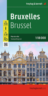 Brusel 1:18 000 / mapa města