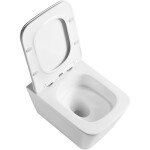 CERANO - WC závěsné Forte, Vortex - vírové splachování + Slim/SoftClose sedátko - bílá lesklá - 52x35 CER-680367