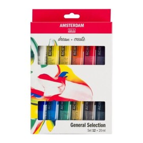 Talens Amsterdam sada akrylových barev 12x20 ml