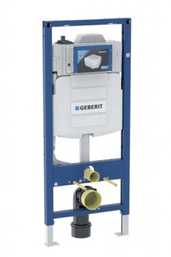 GEBERIT - Duofix Předstěnová instalace pro závěsné WC, se splachovací nádržkou Sigma 12 cm, s hygienickým proplachem, výška 1,2 m 111.057.00.1