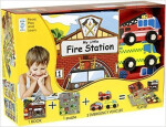 My Little Book about Fire Station (Book, Wooden Toy 16-piece Puzzle)