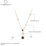 Ocelový náhrdelník Matia Gold - chirurgická ocel, Zlatá 40 cm + 5 cm (prodloužení)