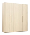 Nábytek Mikulík Skříň GRANDE 200 cm - úchytkové otevírání - bílý lesk, antracit, aj.