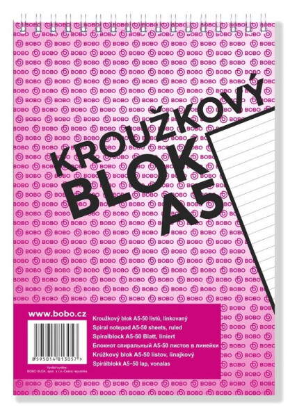 Blok horní A5 50
