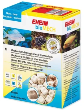 Eheim bioMECH 1l / Filtrační náplň / mechanicko-biologická / pro vnější filtry / sladká i mořská voda (E11-2508051)