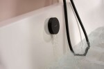 HANSGROHE - Exafill Vrchní sada k vanové odtokové a přepadové soupravě s napouštěním, Push-Open, matná černá/lesklá bílá 58119670