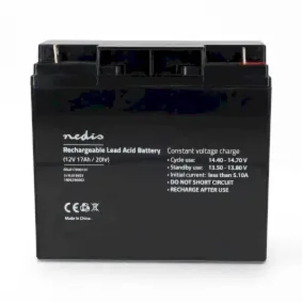 Nedis Dobíjecí olověný akumulátor / Olověné / Dobíjecí / 12 V / 17000 mAh (BALA1700012V)