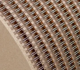 OEM Kovové hřbety na cívce 2:1 - 28.5 mm (1 1/8") - 3.100 závěsů - stříbrné (FKV28CIV-23-stribrna)