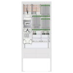 ABN SZ207ZA3505 Venkovní rozvodnice s elektroměrem Obsah 1 ks