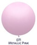 Obří balónek růžový světlý metalický belbal Obří balónek růžový světlý metalický belbal