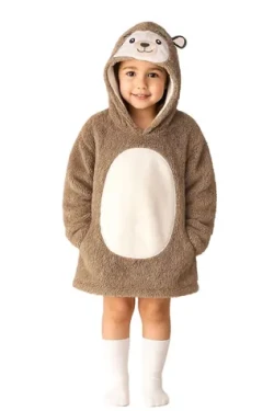 Cozy Noxxiez CH309 Ježek - hřejivá televizní mikinová deka s kapucí pro děti 3 - 6 let (20-CH309)