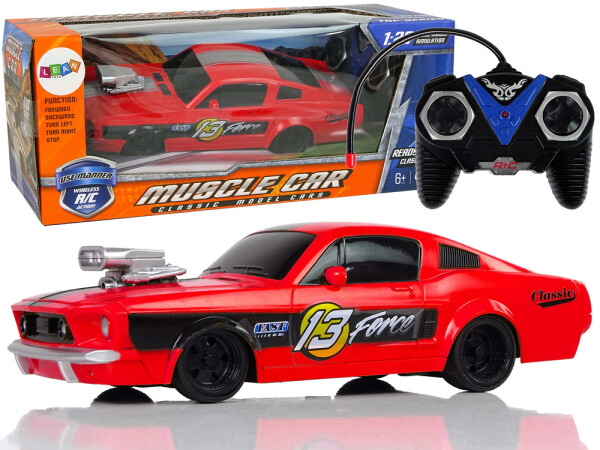 Mamido Sportovní auto na dálkové ovládání R/C 1:20 červené