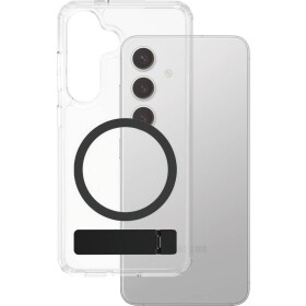 PanzerGlass CARE Feature zadní kryt na mobil Samsung Galaxy S25 transparentní, černá 1552552, stojící, odolné vůči nárazům CRRFBKQG38388