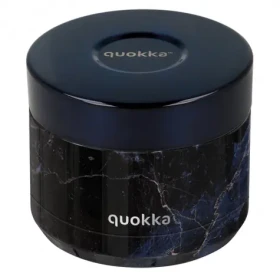 Quokka Whim Food Jar 0.36 l black marble / Termoska na jídlo / nerezová ocel (Q40101)
