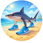 Obrázek Jedlý papír na dort Brainrot Žralok