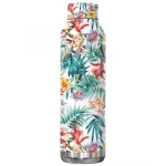 Quokka Solid Orchid Garden 630ml / Termo láhev / nerezová ocel / doprodej (8412497118571)