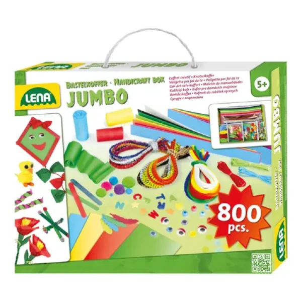 Lena Kreativní kufřík Jumbo zelený