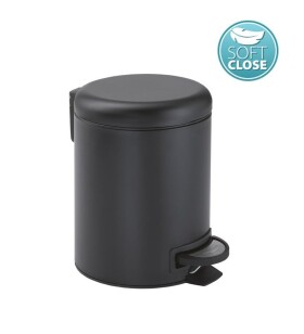 Gedy - POTTY odpadkový koš 3l, Soft Close, černá mat 320914